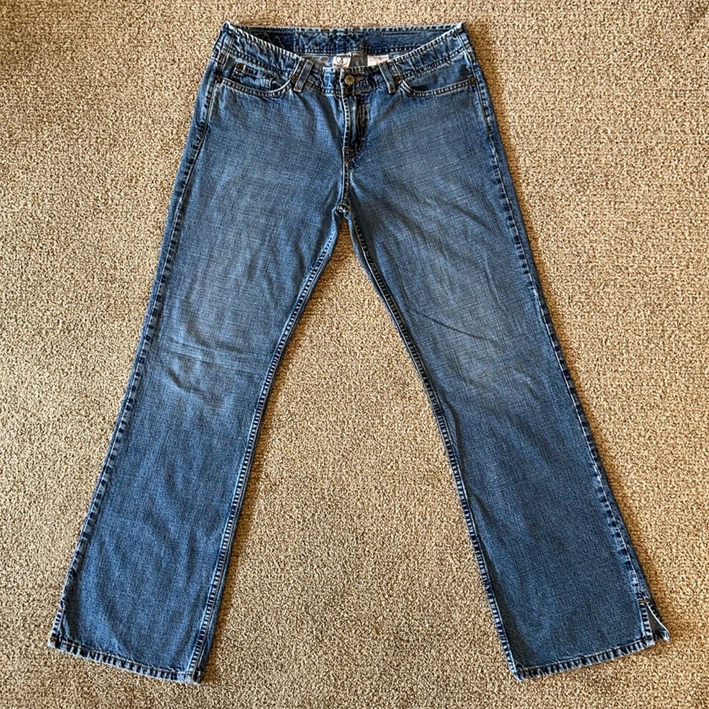 Vtg Lucky Brand Dungarees Wonder Jeans 100% Cotton Denim Made in USA 8/29 VGUC